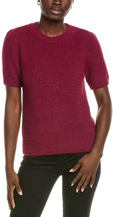 Vince Camuto Wool-Bend Crewneck Sweater