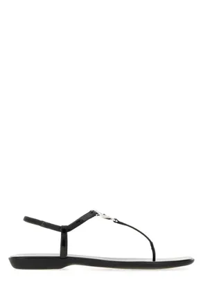 Gucci Black Solid Sandals