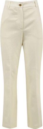 Attic and Barn Lavanda Broek - Dames - Straight fit broeken - Beige - S - Broeken