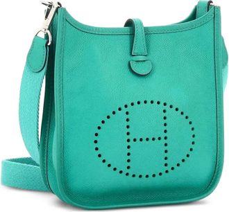 Hermès Evelyne Bag Gen III Epsom TPM crossbody bag - Blu