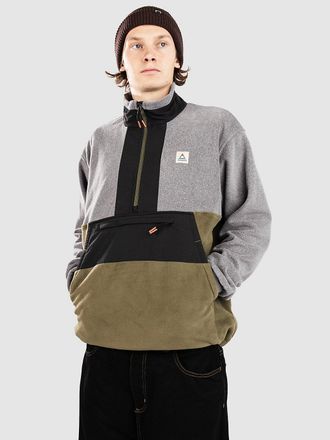 Passenger Woodland Hoodless 2.0 Half-Zip Fleece Pullover grau