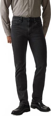 34 Heritage Courage Straight Leg Jeans In Smoke Brushed Urban