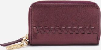 Hobo Womens Move Clip Wallet In Frosted Plum