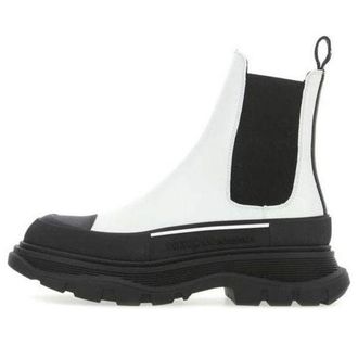 Alexander McQueen (WMNS) Alexander McQueen Tread Slick Boots White Black 635714WHZ649403