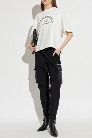 Moose Knuckles Mix Media Cargo Trousers, Womens, Black