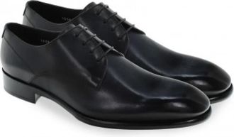 Doucal's Richelieu Leren Schoenen - Heren - Nette schoenen - Zwart - 44 EU - Leer - Schoenen