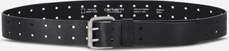 Carhartt Work in Progress Double Script Belt Black / Silver