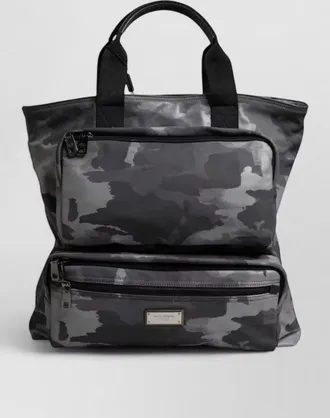 Dolce & Gabbana camouflage cotton tote bag