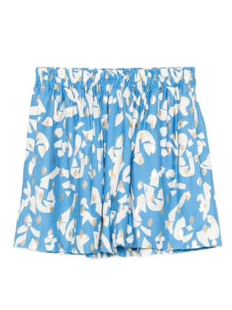 Bambah Bella shorts - women - Cotton/Nylon - M - Blue