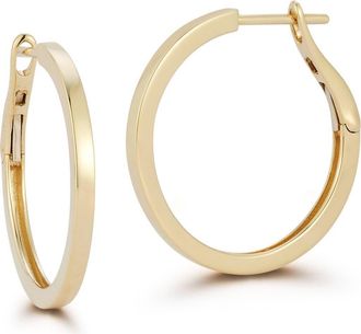 Dana Rebecca Designs DRD Medium Hoop Earrings in Yellow Gold at Nordstrom