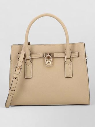 Michael Kors tote bag structured shape top handles strap