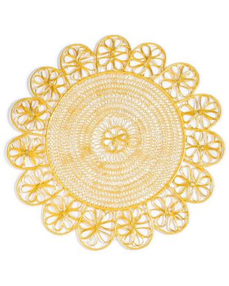Tiramisu Luxe Lattice Bloom Metal Placemat