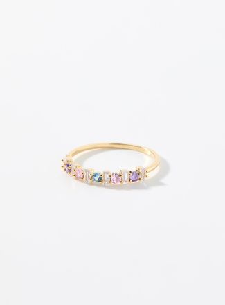 Simons Womens Small pastel stone ring