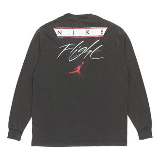 Nike Jordan Air Jordan MENS Logo Print Crew-neck Sports Black DD0966-010