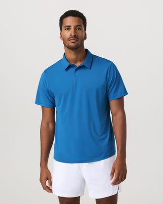 Vuori Clothing Short Sleeve Viewpoint Performance Polo 2.0 | Court Blue | Medium