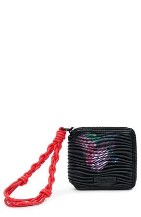 Desigual Faux Leather Wallet in Black at Nordstrom