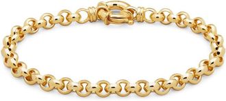 Tom Wood Continuity Bracelet - Womens - 9kt Gold Plated Sterling Silver