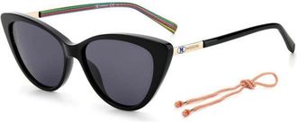 Missoni Stijlvolle zonnebril voor modebewuste vrouwen - Dames - Zonnebrillen - Zwart - 56 MM - Accessoires
