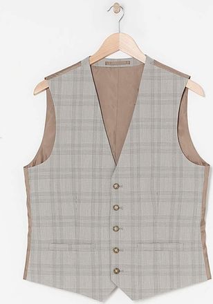Jacamo Tailored Check Suit Waistcoat