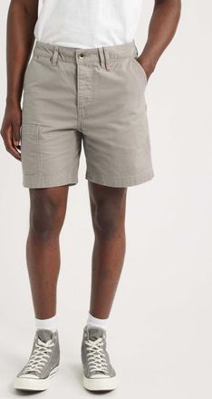 Imperfects Courier Craft Canvas Shorts in Driftwood at Nordstrom, Size 30