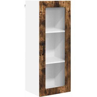 vidaXL Armario de cocina mural Roble ahumado 40 x 31 x 100 cm vidaXL