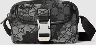 Gucci GG Canvas Mini Bag, Black, GG Canvas