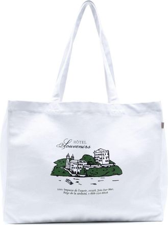 A.P.C. Hôtel JJJJound tote bag - men - Cotton - One Size - White