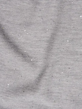 PESERICO Sequin-Embellished Frayed Scarf - gray