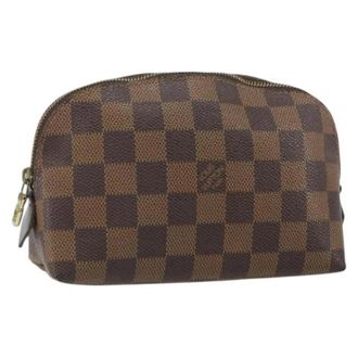 Louis Vuitton Pre-owned Vintage Canvas Clutch - Dames - Vintage Clutch - Bruin - ONE Size - Vintage