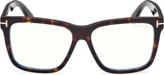 Tom Ford Ft 6069B 052 Clip Eyeglasses - Dames - Brillen - Bruin - 54 MM - Accessoires