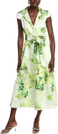 Badgley Mischka Floral Cocktail Shirtdress