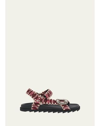 Roger Vivier Trekky Viv Ribbon Sandals