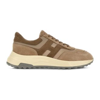 Hogan Hyperlight Sneakers - Heren - Sneakers - Bruin - 41 1/2 EU - Leer - Schoenen