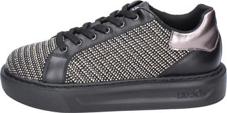 Liu Jo Leren Sneakers - Dames - Sneakers - Zwart - 38 EU - Leer - Schoenen