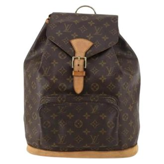 Louis Vuitton Pre-owned Vintage Rugzak - Dames - Pre-owned - Bruin - Maat: ONE Size Leer