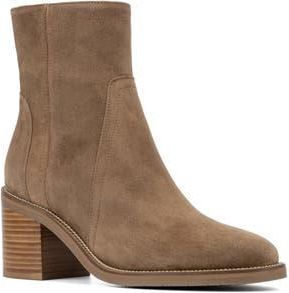Aquatalia Janella Weatherproof Bootie in Champagne Suede at Nordstrom Rack, Size 7