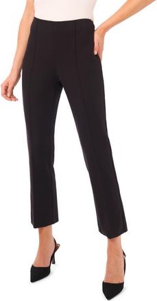 Ted Baker Joey Pintuck Crop Pants in Rich Black at Nordstrom, Size 10