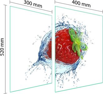 OEM Placa Protectora De Vidrio Para Estufa 70x52 Fresa