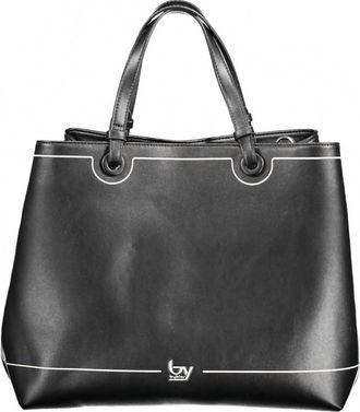Byblos Womens Polyurethane Handbag In Nero