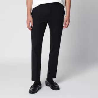 Pantaloni Torino Pantaloni Dieci neri in misto lana