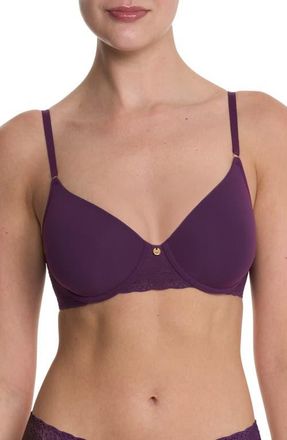 Natori Bliss Perfection Comfort T-Shirt Bra in Fig Jam at Nordstrom, Size 32C