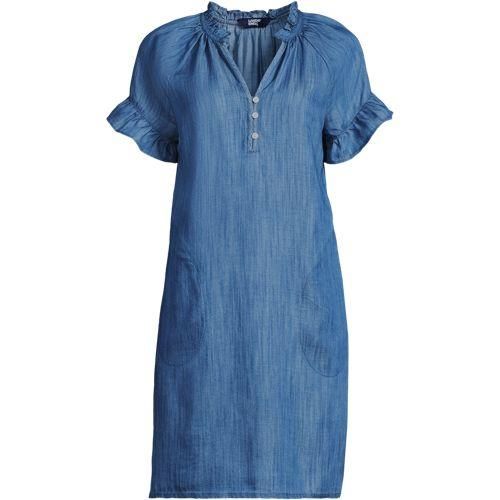 Pepe Jeans Damen Harlem Dress – Langärmliges Midikleid Mit Hohem Kragen