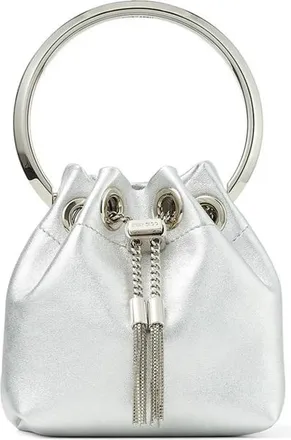 Jimmy Choo London Bon Bon Micro Bucket Bag