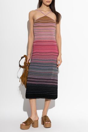 Akep Dress With Lurex Thread, Womens, Multicolour