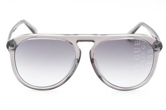 Guess GU00058 Gradient Smoke Aviator Sunglasses - Gray