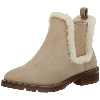 Steve Madden Leopold Tan Suede Fur LEOP02S1-TAN Womens