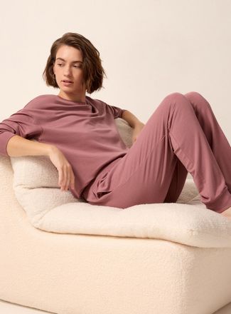 Miiyu Womens Brushed underside supple lounge jogger