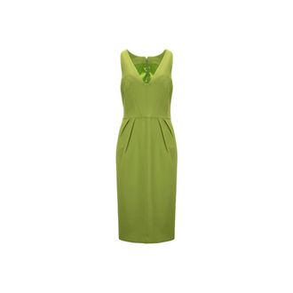 Elisabetta Franchi Midi Jurken - Dames - Jurken - Groen - Maat: XL Viscose