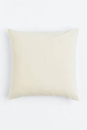 H&M Kissenh&uuml;lle aus Baumwollsamt - Beige