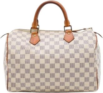 Louis Vuitton Pre-owned Speedy 30 - Dames - Vintage Handtas - Wit - ONE Size - Vintage